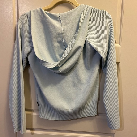 Baby Blue BCBG Zip Hoodie - Picture 4 of 6